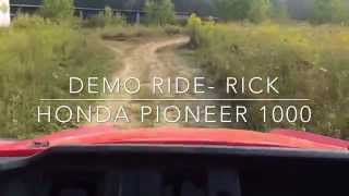 Honda Pioneer 1000 Demo Ride Rick [upl. by Claman]