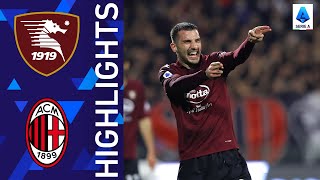 Salernitana 22 Milan  Rossoneri pegged back by incredible Salernitana display  Serie A 202122 [upl. by Cuyler]