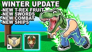 THEY ANNOUNCED THE TREX FRUIT Blox Fruits Winter Update [upl. by Saddler]