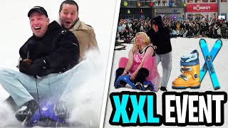 XXL WEIHNACHTSSTREAM😂🎄 Rodeln Human Bowling amp Wichteln  MontanaBlack Highlights [upl. by Burch497]