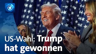 USWahl Donald Trump erneut zum Präsidenten gewählt [upl. by Kulseth]