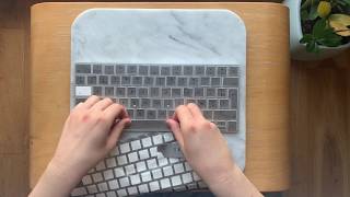 QWERTY to AZERTY English to French Mac keyboard transformation using Keyshorts Keyboard Stickers [upl. by Sibilla110]