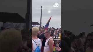 Large crowds gather in Tel Aviv for Pride celebration [upl. by Buine]