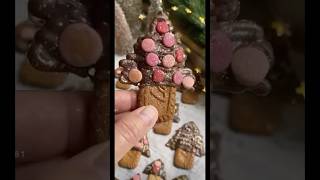 Chocolate Christmas Trees The Perfect Gift 🎄🎁 christmas bakingrecipes fyp [upl. by Nonez]