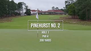 Pinehurst No 2  Hole 1 [upl. by Gretel]