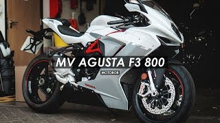 2019 MV Agusta F3 800 First Ride [upl. by Delmore]