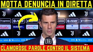 CLAMOROSA DENUNCIA DI MOTTA IN DIRETTA TV DOPO Juventus Cagliari 1 1 [upl. by Norrehc243]