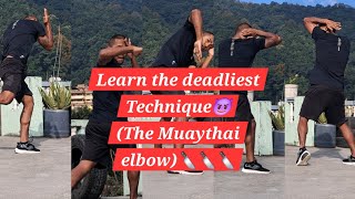 Learn the Most Deadly Elbow Techniques in Muay Thai [upl. by Llerdnam374]