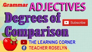 Grammar Degrees of Comparison of Adjectives [upl. by Jenei]