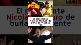 Nicolas Maduro se burla de Vicente Fox por metiche y clasista 🤣 [upl. by Eeb]