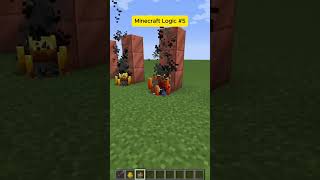 Minecraft Logic5 minecraft minecraftlogic minecraftmemes minecraftlogicshorts [upl. by Tally]