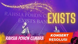 EXISTS Konsert Resolusi  Rahsia Pohon Cemara Penonton Enjoy 😊 Happy existsband [upl. by Ecar]