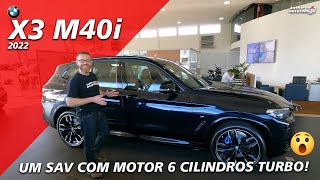 BMW X3 M40i 2022  Um SAV Com Motor 6 Cilindros Em Linha Turbo [upl. by Mialliw]