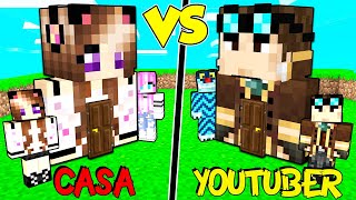 CASA YOUTUBER MASCHI CONTRO FEMMINE SU MINECRAFT [upl. by Notxap]