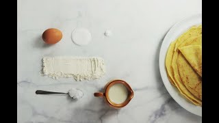 Ricetta Come fare le Crêpes  Crêpes senza grumi [upl. by Odnavres]