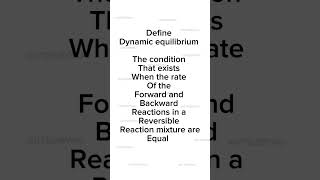 Understanding Dynamic Equilibrium A Quick Guide  Science Explained in 60 Seconds [upl. by Ellsworth]