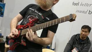 Per Nilsson NAMM 2017 Scar SymmetryNoumenon and Phenomenon Strandberg Demo HD [upl. by Peih615]