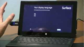 Surface Pro Restore from USB recovery drive [upl. by Mur]