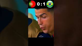 Portugal vs Brazil Semi final 2024 Imaginery youtube short football [upl. by Eenahc202]