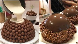 How To Make Chocolate Cake Decorating Tutorial  So Yummy chocolate cake  Easy Cake Decorating [upl. by Lladnar]