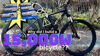 I Built a 15000W eBike and its WAAAAY Overpowered [upl. by Marcelo400]