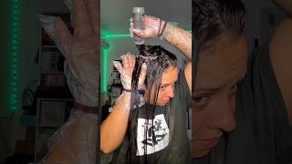 PINTANDO O CABELO DE PRETO AZULADO  parte 3 [upl. by Yellhsa]