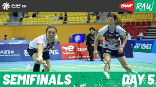 Korea Masters 2024  Day 5  Court 2  Semifinals  Session 2 [upl. by Shultz899]