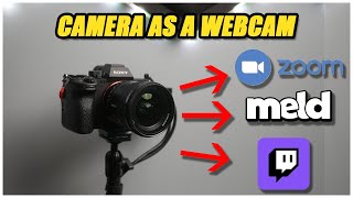 How To Use Your DSLR As A Webcam  Streaming Zoom Discord [upl. by Lemrahc]