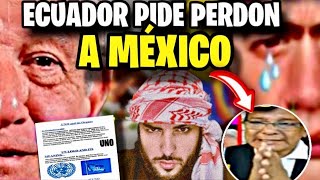 🔥ECUADOR Pide PERDON a MÉXICO 🇲🇽 lloran en vivo [upl. by Radborne]