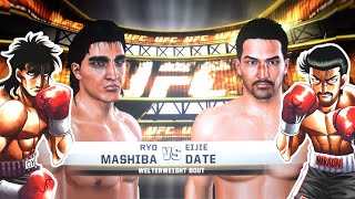 EIJIE DATE VS RYO MASHIBA  HAJIME NO IPPO  UFC UNDISPUTED 3 PS3 [upl. by Yelsha760]