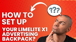 How to set up your Limelite x1 Advertising Backpack [upl. by Enyawud]