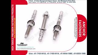 Anchor Fasteners Manufacturers Exporters Suppliers in India Ludhiana wwwthefastenershousecom [upl. by Alan]