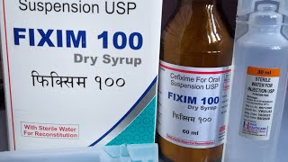 Fixim dry syrup 60ml नेपाली मा 🇳🇵Cefixime syrup Antibiotics in nepali एन्टिबायोटिक औषधी [upl. by Htidirem]