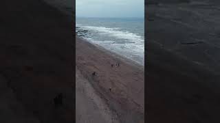 November on the beach UK dronefootage [upl. by Randell166]