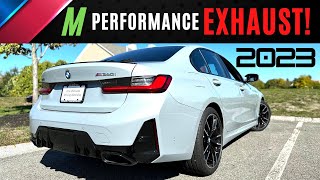 NEW 2023 M340i W BMW M Performance EXHAUST You HAVE to HEAR THIS [upl. by Jadda224]