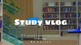 Study vlogпоступление в ВУЗЕГЭ русскийлитератураспокойный влог [upl. by Fazeli882]