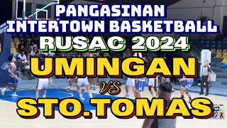 WILD GAME  STOTOMAS VS UMINGAN  PANGASINAN INTERTOWN RUSAC 2024 GAME HIGHLIGHTS [upl. by Htehpaj]