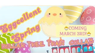 🐣🚂Eggscellent Dollar Tree Train Hauls amp Giveaways🚂🐣 13 Channel Collab [upl. by Om481]