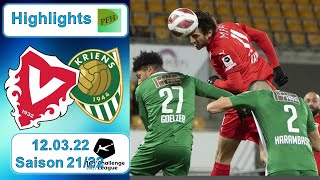 Highlights FC Vaduz vs SC Kriens 120322 [upl. by Mitchiner]