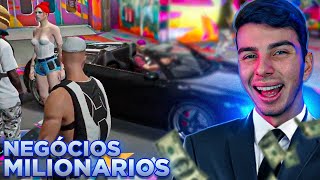 GTA RP  FECHANDO NEGOCIOS MILIONARIOS  Cidade Alta [upl. by Ahsem]