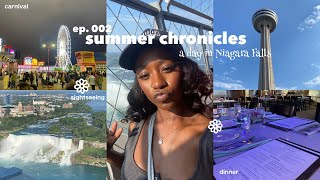 SUMMER CHRONICLES ep 002 ❀ ❃  a day in Niagara Falls sightseeing new restaurant grwm amp more [upl. by Legnaleugim615]