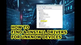 How to Identify and Install Unknown Device Drivers  Windows 781011 [upl. by Masry50]