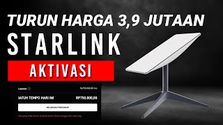 TURUN HARGA Internet Wifi Super Cepat StarLink Aktivasi Peangkat Dan Akun Anti Gagal [upl. by Armil332]