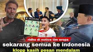 Prabowo Pamer ke ASEAN Soal Timnas Klopp Kasih Pesan Mendalam Rizky Ridho Mulai di Notice Eropa [upl. by Cleopatra]