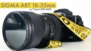 Canon M50 Buy the Sigma 1835mm f18 and Viltrox Speedbooster [upl. by Drauode765]