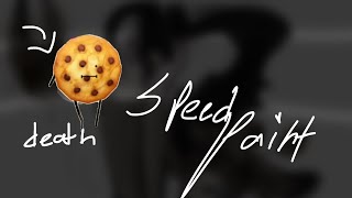 A young cookie d1edSecret Staycation Cookie death scene Speed paint 🖌️🩷 [upl. by Ednihek91]