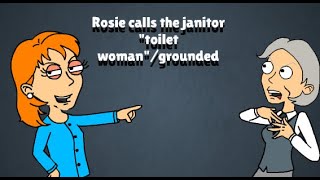 Rosie Calls the Janitor quottoilet womanquot and Gets Grounded [upl. by Akiria]