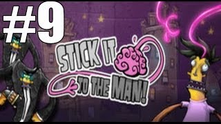 Stick It To The Man Walkthrough Part 9 Chapters 9 No Commentary Gameplay Lets Play Review [upl. by Eeneg]