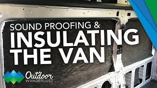 Insulating our DIY Camper Van Conversion  Day 1  Van Life  EP 3 [upl. by Alodi]