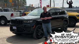 2023 DIAMOND BLACK JEEP GRAND CHEROKEE ALTITUDE 4X4 [upl. by Aiva]